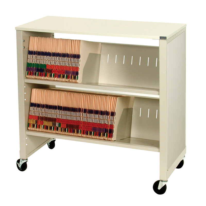file cart open shelves